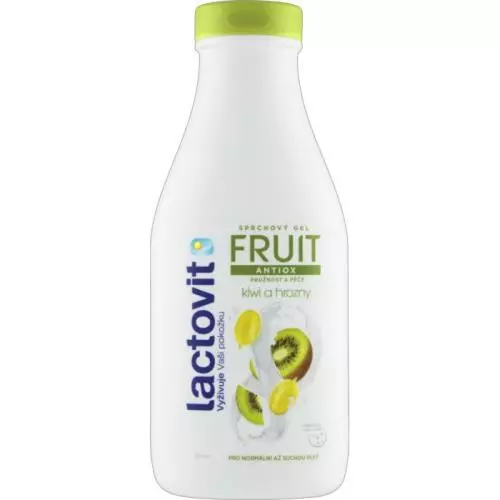 Lactovit Fruit sprchový gel 500ml Kiwi+Hrozny antioxidační