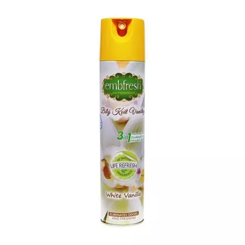 Embfresh osvěžovač white vanilla 240ML