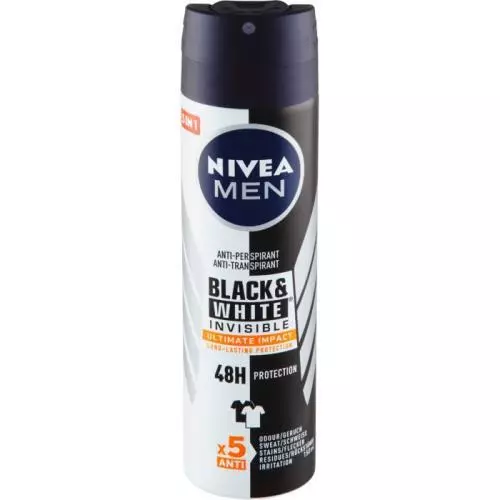 Nivea deodorant 150ml Men Black & White Invisible Ultimate Impact