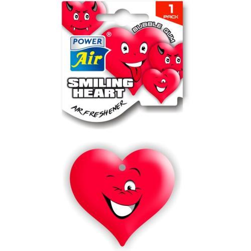 Power Air osvěžovač Smiling Heart Bubble Gum