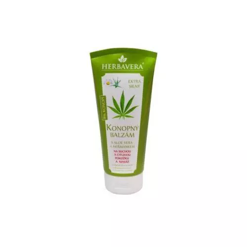 Herbavera konopný balzám 200ml Aloe Vera