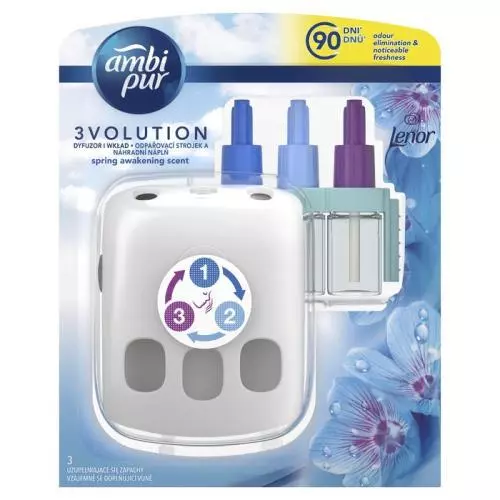 Ambi Pur 3vol strojek + náplň 20ml Lenor