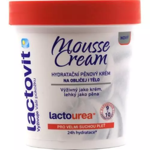Lactovit Lactourea Mousse Cream hydratační pěnový krém 250ml