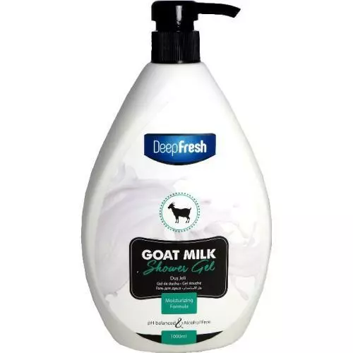 Deep Fresh sprchový gel 1L Goat Milk