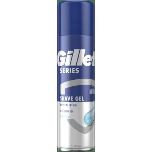 Gillette Series gel na holení 200ml Sensitive Revitalizing