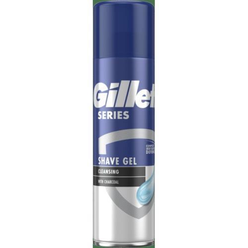Gillette Series gel na holení 200ml Charcoal