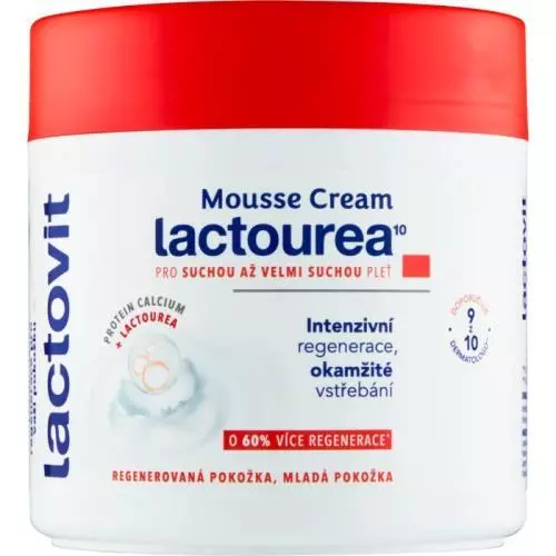 Lactovit Lactourea Mousse Cream hydratační pěnový krém 400ml
