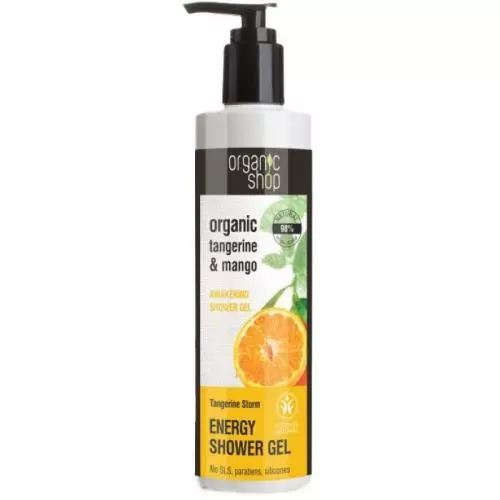 Organic Shop sprchový gel 280ml Povzbuzující Mandarinka a mango