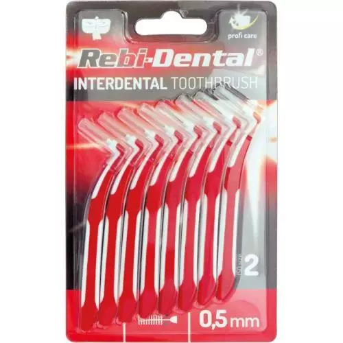 Rebi Dental mezizubní kartáčky 0,5mm 8ks