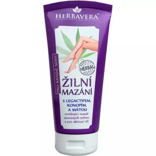 Herbavera žilní mazání 200ml s Legactifem