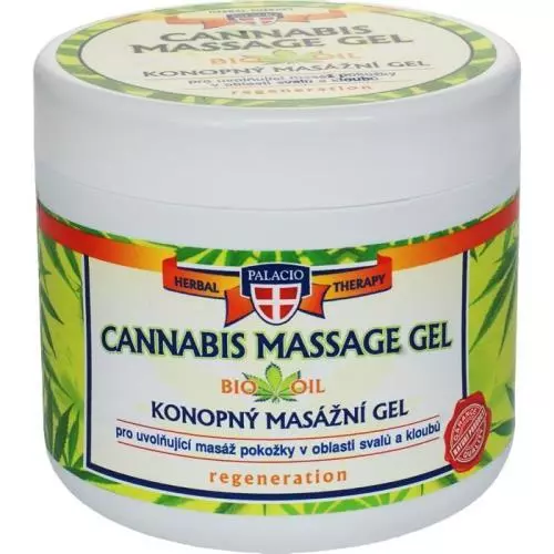 Palacio Konopný masážní gel 600ml Forte CBD