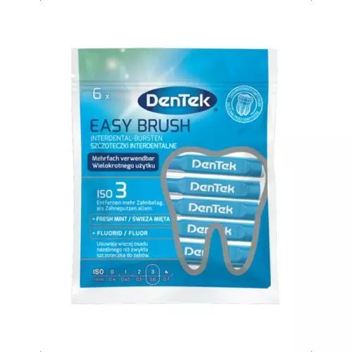 Dentek mezizubní kartáčky 6ks Easy Brush ISO 3