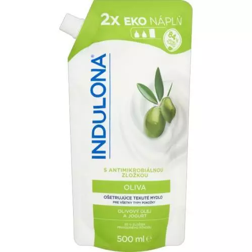 Indulona tekuté mýdlo 500ml náplň Oliva