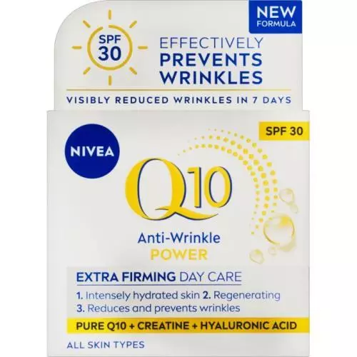 Nivea Q10 pleťový krém 50ml Power zpevňující denní SPF30