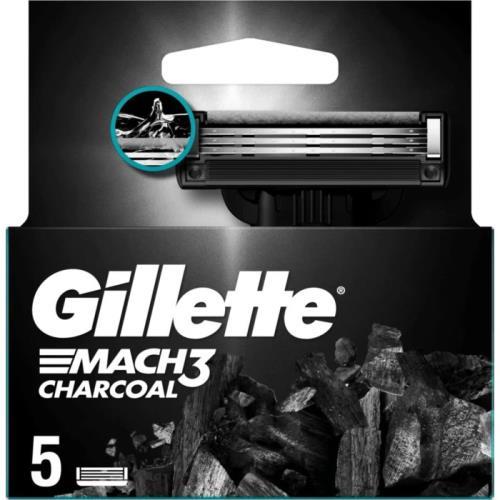 Gillette náhradní hlavice mach3 charcoal 5ks