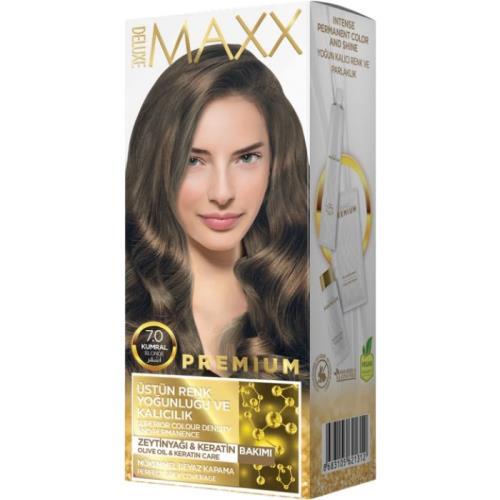 Maxx Deluxe Premium Barva na vlasy Střední blond přírodní 7.0