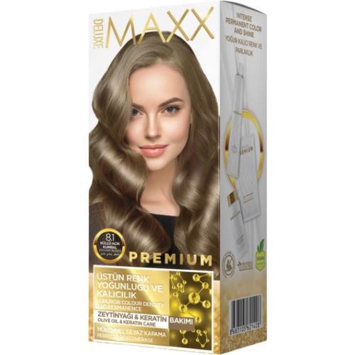 Maxx Deluxe Premium Barva na vlasy Světle popelová blond 8.1