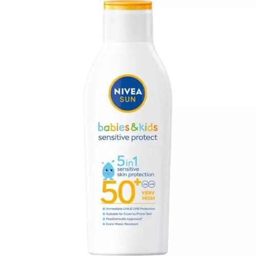 Nivea Sun Sensitive Protect opalovací mléko 200ml SPF50+