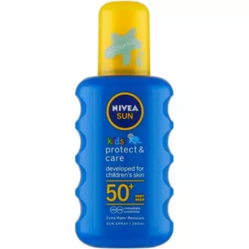 Nivea Sun Kid's Protect&Care barevný sprej 200ml SPF50+