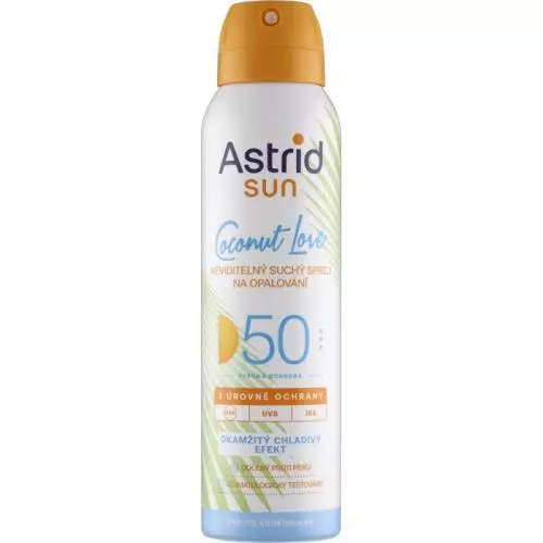 Astrid Sun sprej na opalování 150ml OF50 Neviditelný