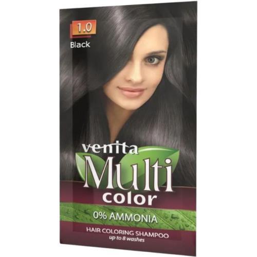 Multicolor barvící šampon na vlasy 40g 1.0 černý