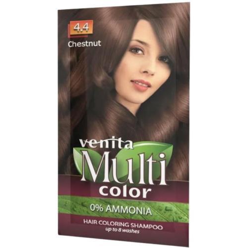 Multicolor barvící šampon na vlasy 40g 4.4. kaštan