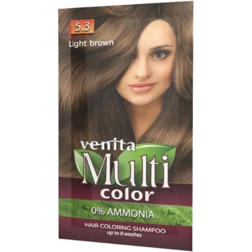 Multicolor barvící šampon na vlasy 40g 5.3. světle hnědý