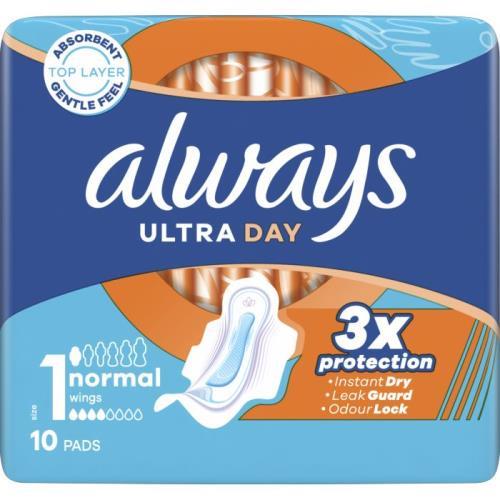 Always Ultra vložky 10ks Day Normal