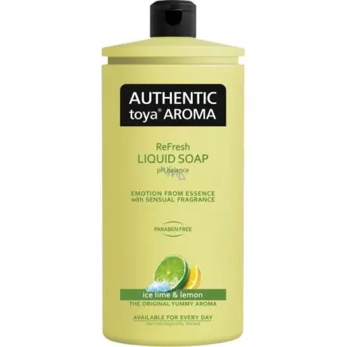 Authentic Toya Aroma tekuté mýdlo refill 600ml Ice Lime&Lemon