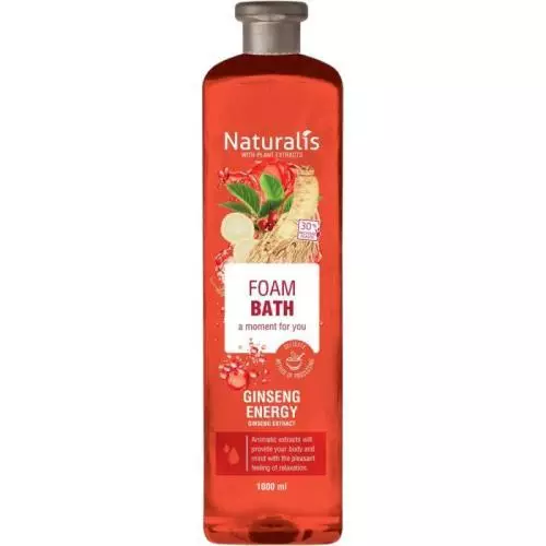 Lilien Naturalis pěnivá koupel ginseng energy 1L