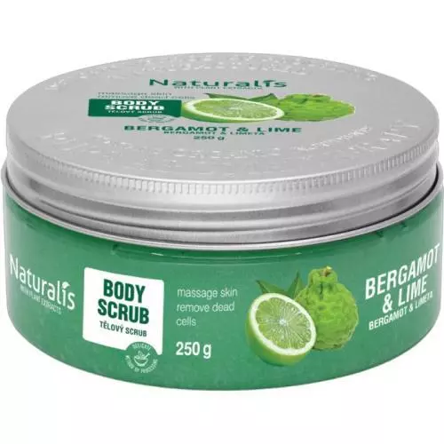 Lilien Naturalis cukrový peeling bergamontlime 250g