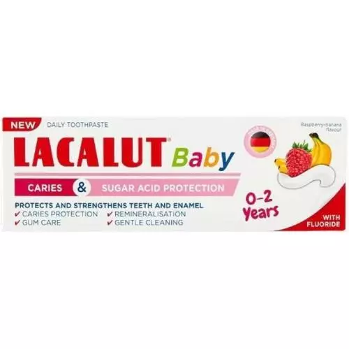 Lacalut zubní pasta 55ml Baby 0-2Y
