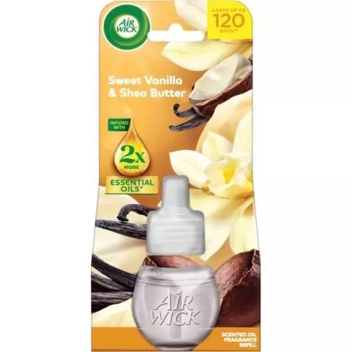 Air Wick náhradní náplň vanilka a bambucké máslo 19ML