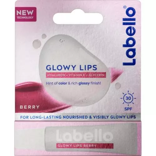 Nivea Labello Glowy lips 10ml Berry SPF30