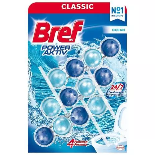 Bref power aktiv wc závěs splash jack 3x50g