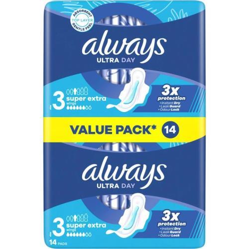 Always vložky ultra day super extra duo 14ks