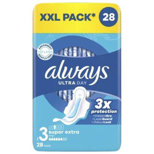 Always vložky ultra day super extra quatro (s3) 28ks