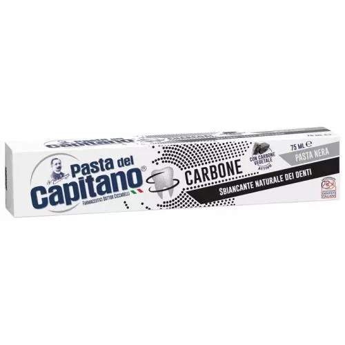 Pasta del Capitano zubní pasta 75ml Carbone