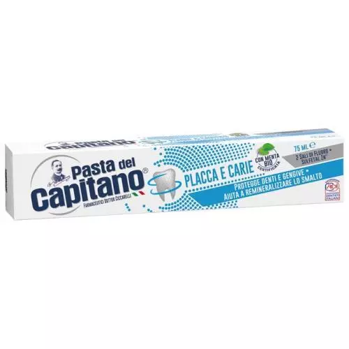 Pasta del Capitano zubní pasta 75ml Placca e Carie