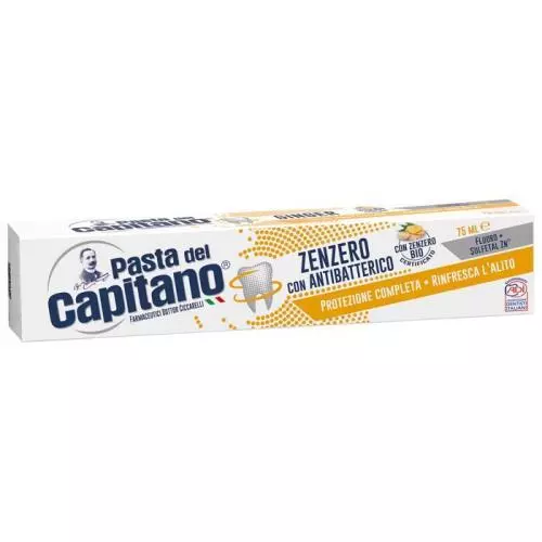 Pasta del Capitano zubní pasta 75ml Zenzero Con Antibatterico
