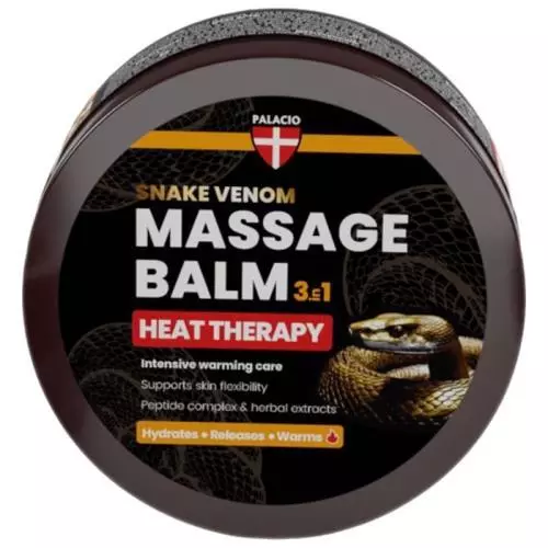 Palacio masážní balzám 300ml Heat 3v1 Hadí Jed