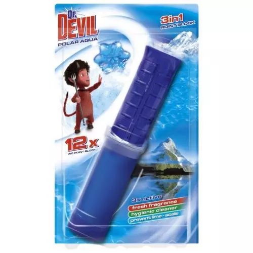 Dr. Devil WC Block Point Duo 65ml Polar Aqua
